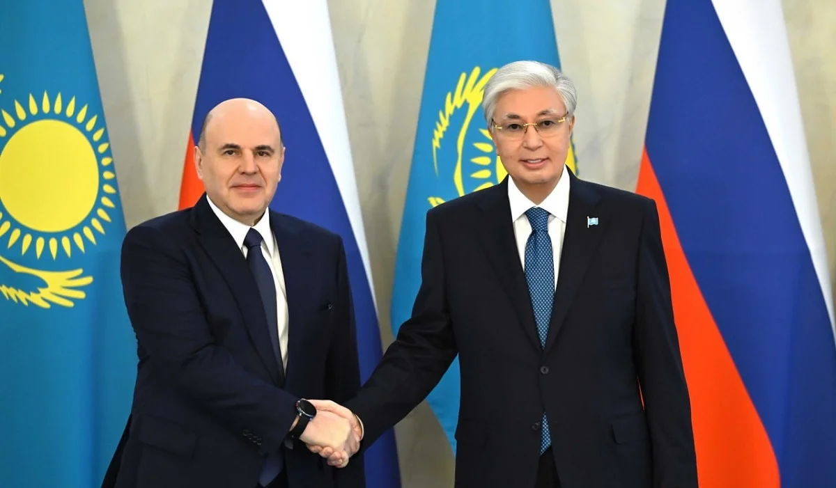 Тоқаев Ресейдің премьер-министрін қабылдады