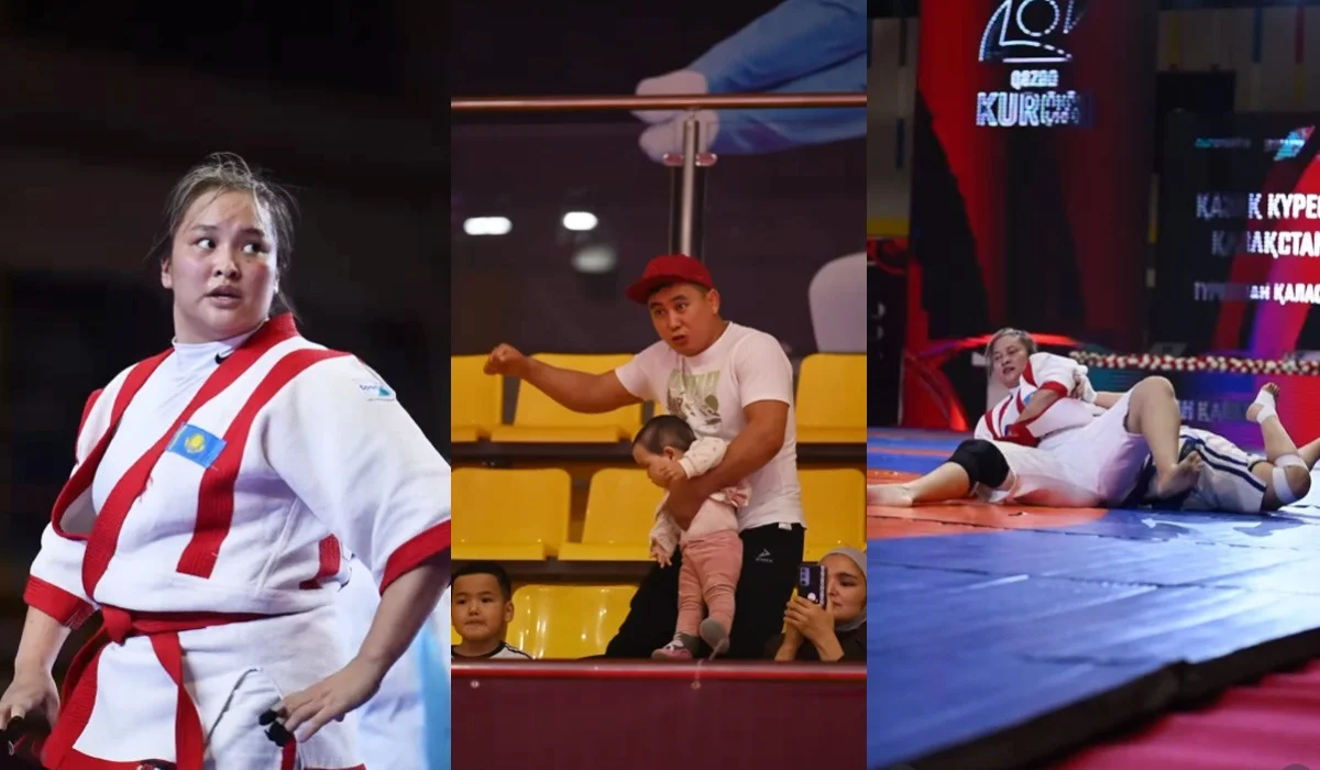 «Қолындағы баласын құлатып ала жаздады»: спортшы қарындасына қолдау көрсеткен ағасының әрекеті ел назарын аударды (ВИДЕО)