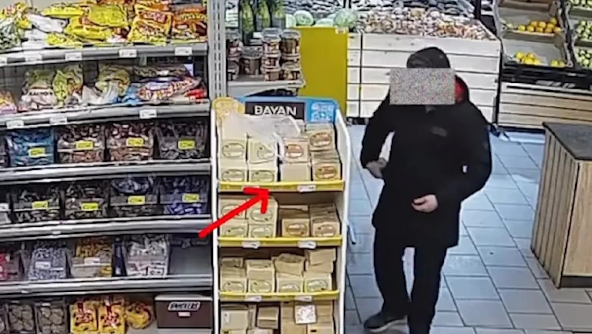Тәттіге құмар: Өскеменде ер адам дүкеннен 80 қорап «Merci» шоколадын ұрлаған (ВИДЕО)