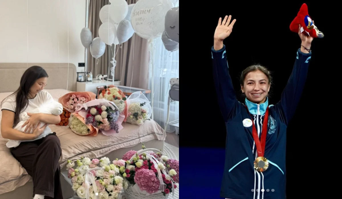 Паралимпиададан әлем чемпионы Ақмарал Науатбек сәбилі болды (ВИДЕО)