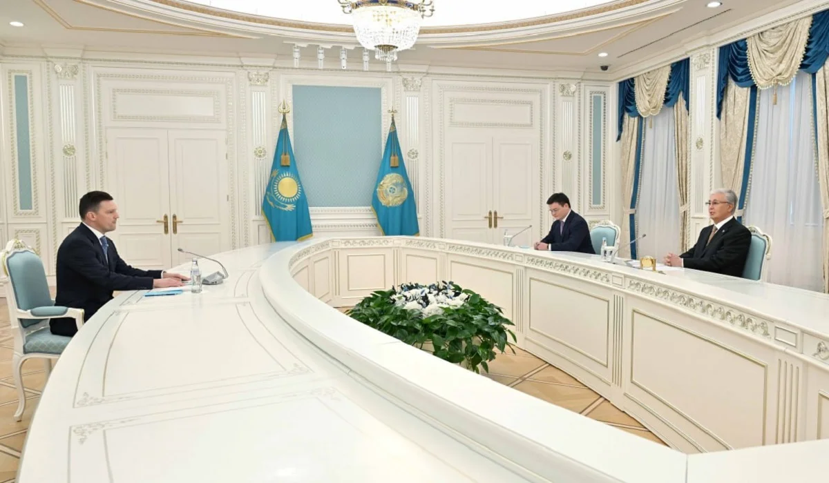 Тоқаев Еуразиялық даму банкінің басқарма төрағасы Николай Подгузовты қабылдады