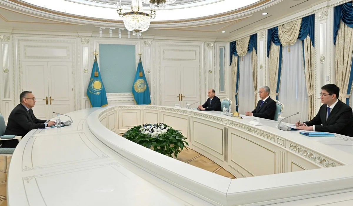 Тоқаев ҰҚШҰ-ның бас хатшысы Таалатбек Масадыковты қабылдады