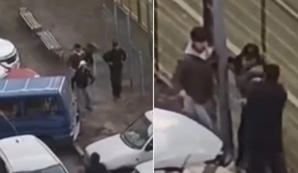 «Төбелеспеңдер»: Павлодарда бір топ бозбала ескерту жасаған ер адамды жабылып, соққыға жыққан (ВИДЕО)