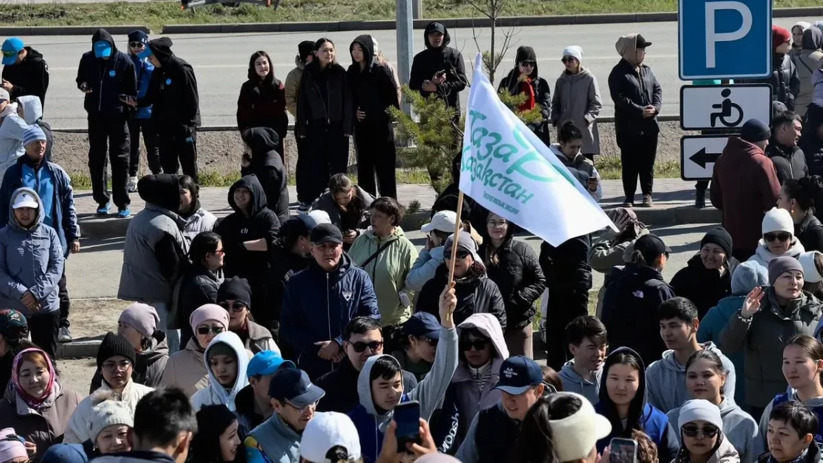 Көкшетауда мыңға жуық адам «Таза Қазақстан» науқанына қатысты