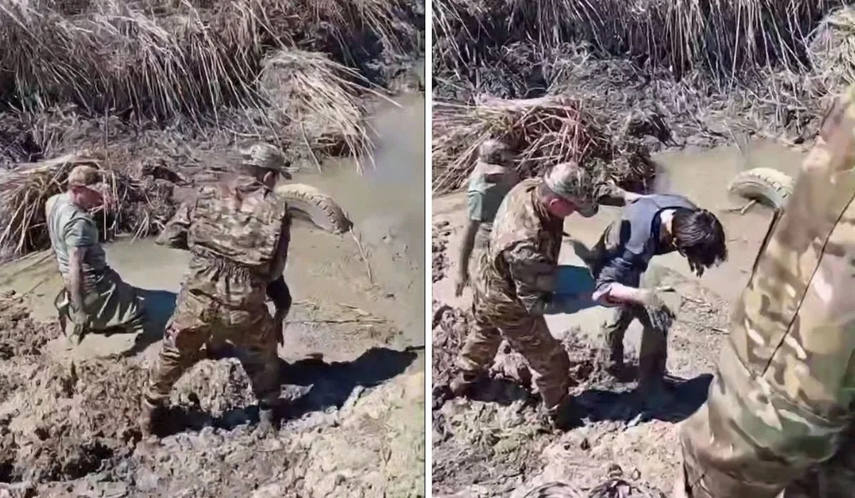 Қарағандыда кәмелетке толмаған екі қыз бала батпаққа құлап кетіп, шыға алмай қалған (ВИДЕО)