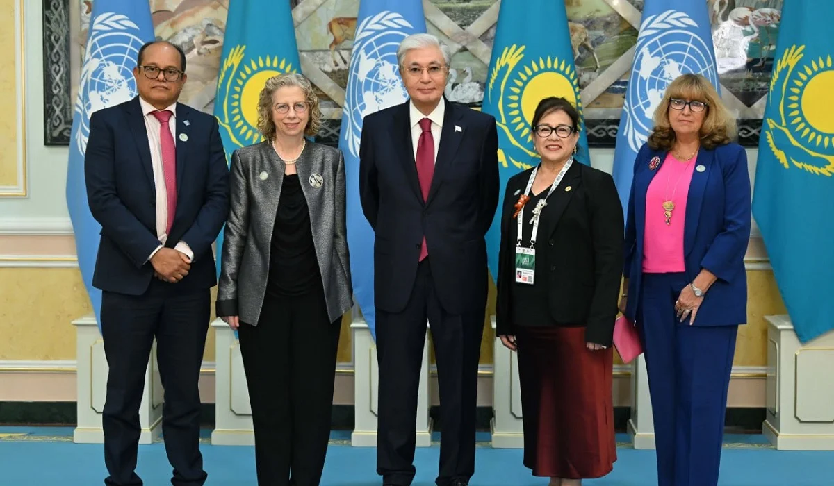 Тоқаев халықаралық конвенция жетекшілерімен экология мәселелерін талқылады