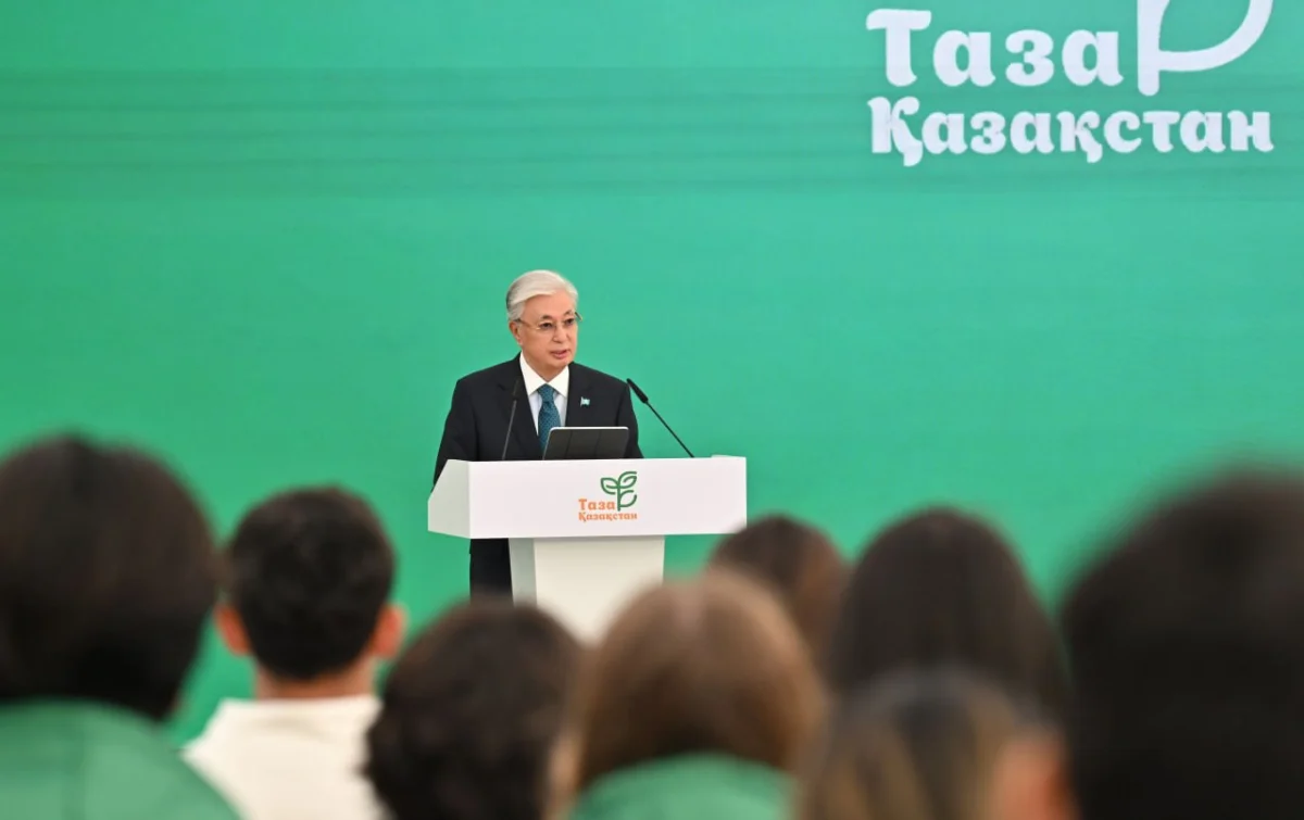 Халқымыз ежелден «тазалық» ұғымына ерекше мән берген – Тоқаев