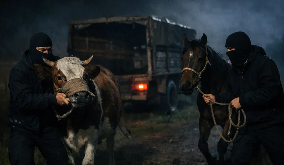 Ұйғыр ауданында 43 бас мал ұрлаған күдіктілер ұсталды (ВИДЕО)