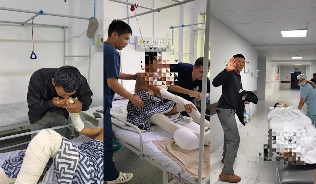 «Әкесі 41 күн бойы төсегін күзетті»: Шымкент ауруханасында жан тебірентерлік оқиға болды (ВИДЕО)