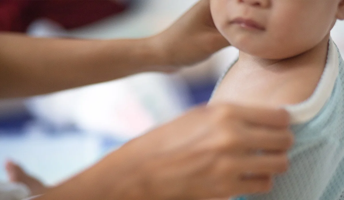 Түркістан облысында 9 айлық сәби ине жұтып, ауруханаға түсті