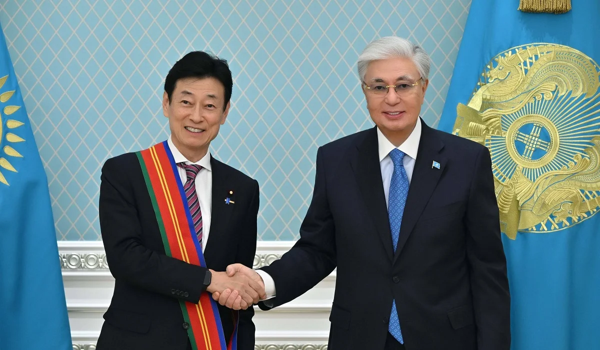 Тоқаев Ақордада Жапония Парламентінің өкілін орденмен марапаттады