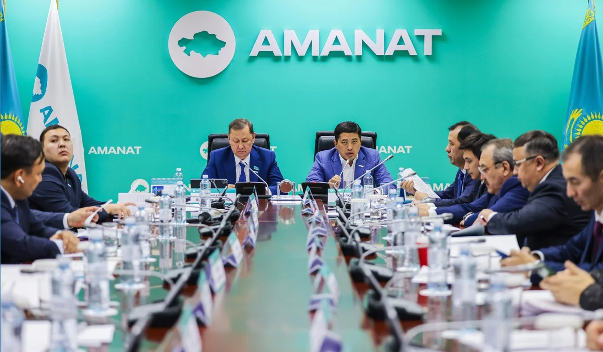 «AMANAT» партиясында ауылдық округтердің қаржылық дербестігі талқыланды