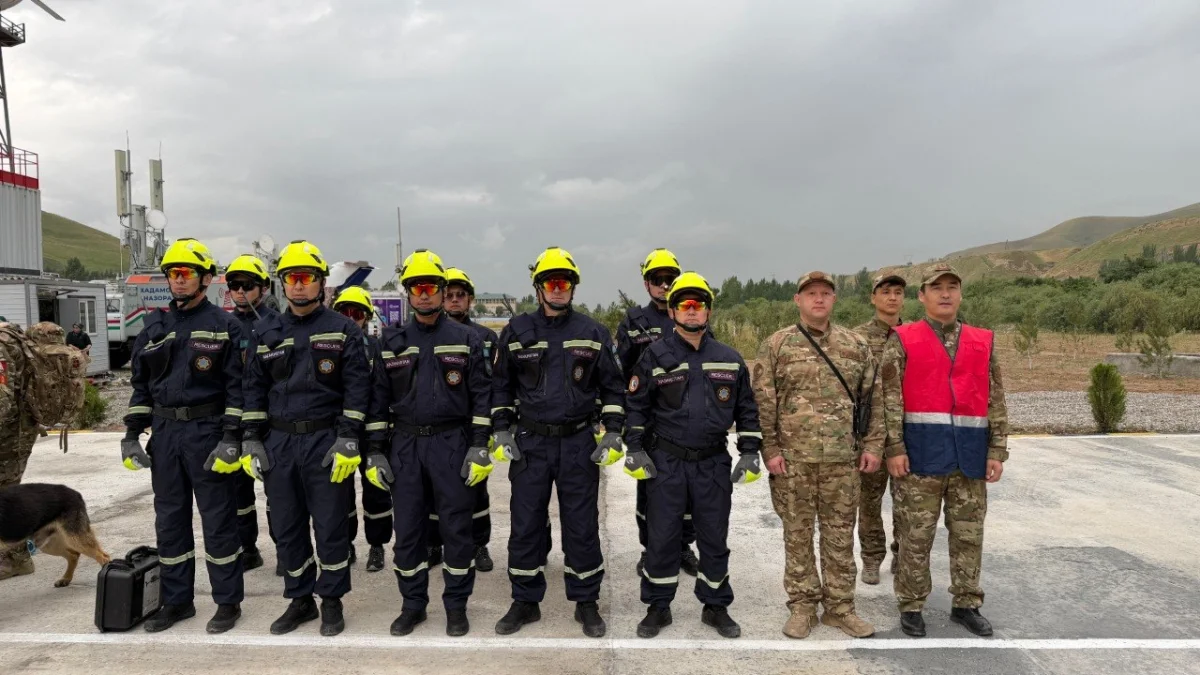 Қазақстандық құтқарушылар Тәжікстандағы халықаралық оқу-жаттығуға аттанды