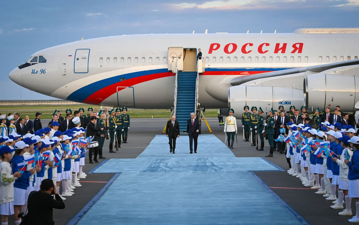 Ресей президенті Қазақстанға мемлекеттік сапармен келді