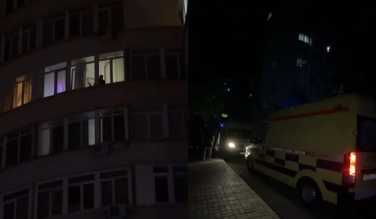 Алматыда күйзелісте жүрген әйел бесінші қабаттан құлап кетті