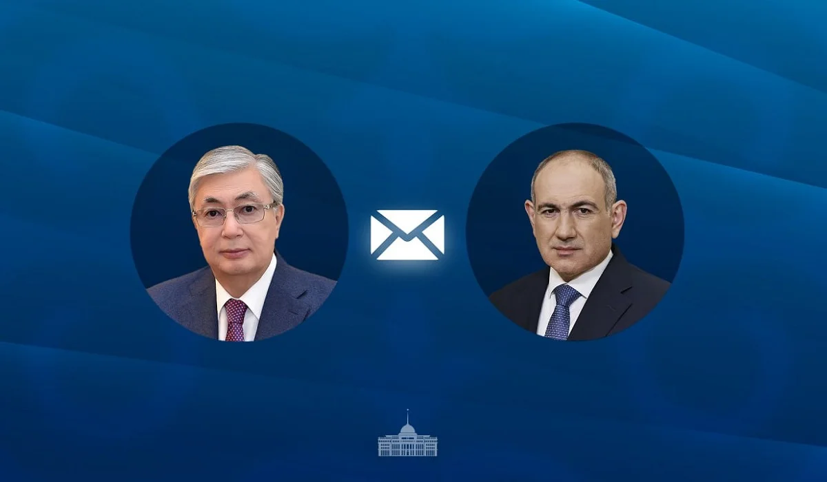 Тоқаев Пашинянды «Азаматтық келісім» партиясының парламенттік сайлаудағы жеңісімен құттықтады