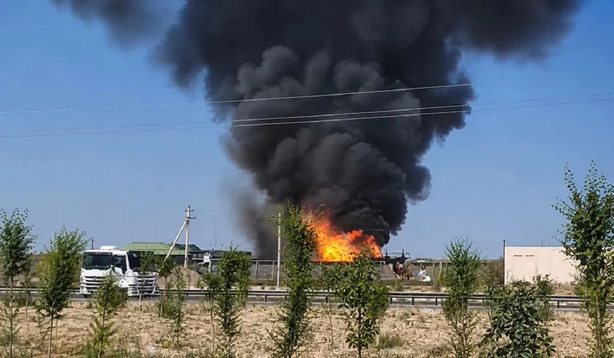 Өзбекстанда газ құю бекетінде жойқын жарылыс болып, алты адам тірідей жанып кетті