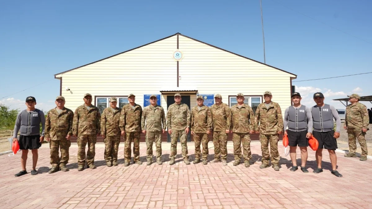 Шыңғыс Әрінов Қамбаш көліндегі құтқару станциясының дайындығын тексерді