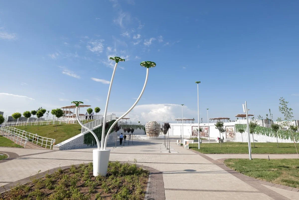 Қала күні: Shymkent City шағынауданында жаңа саябақ ашылды