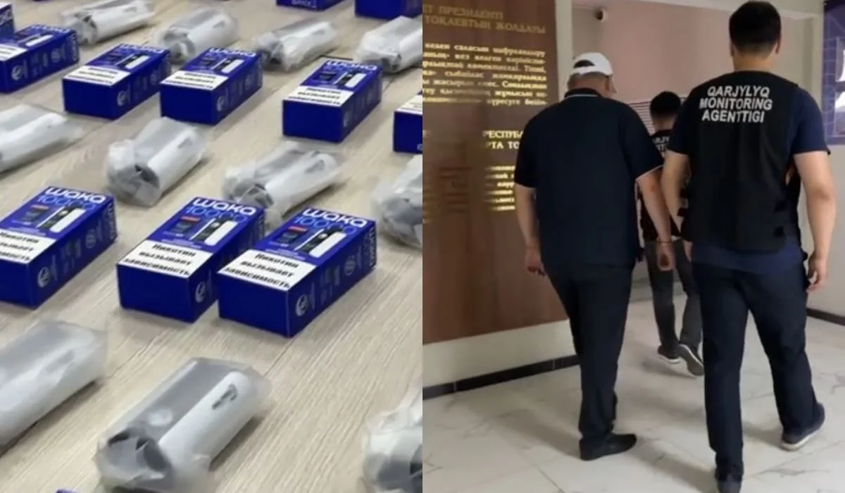 Ақмола облысында вейптердің заңсыз саудасынан 221 млн теңгеден астам табыс тапқан топ ұсталды