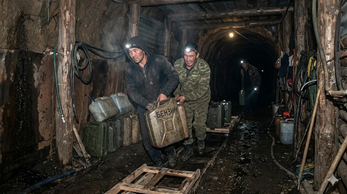 Түркістан облысында қылмыстық топ арнайы тоннель қазып, Өзбекстанға бензин жеткізіп отырған