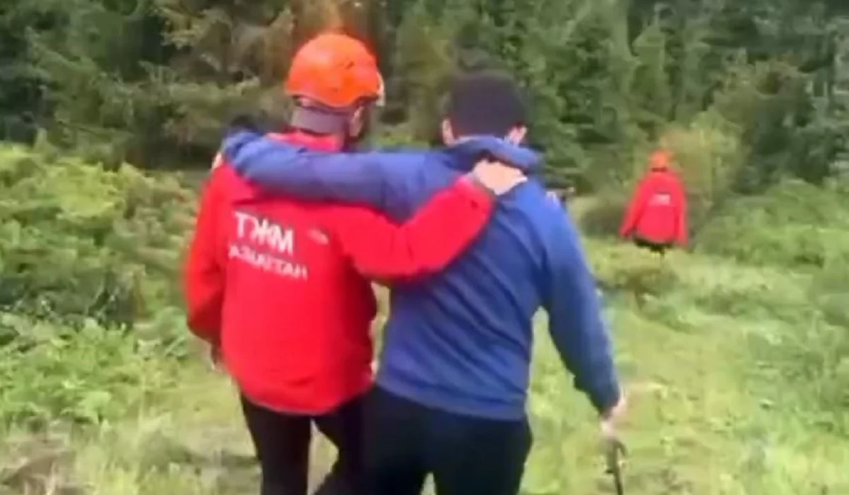 Іле Алатауына шыққан жасөспірім қиын жағдайға ұшырады (ВИДЕО)