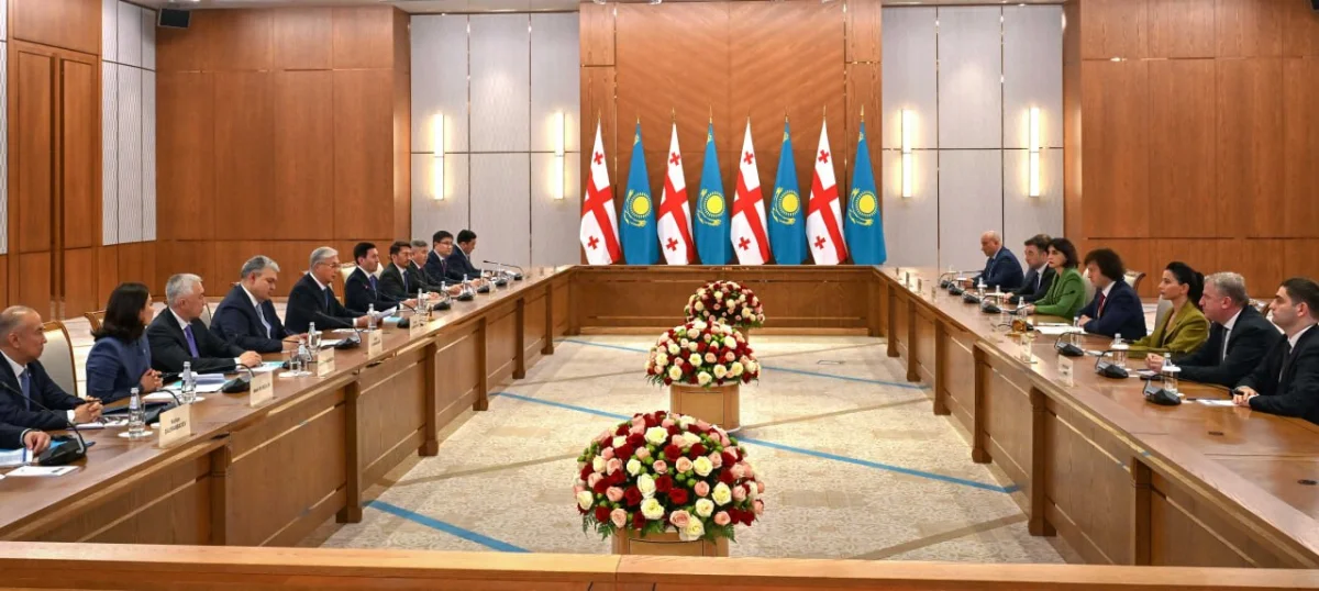 Мұнай, инвестиция және жасанды интеллект: Тоқаев пен Кобахидзе нені талқылады?