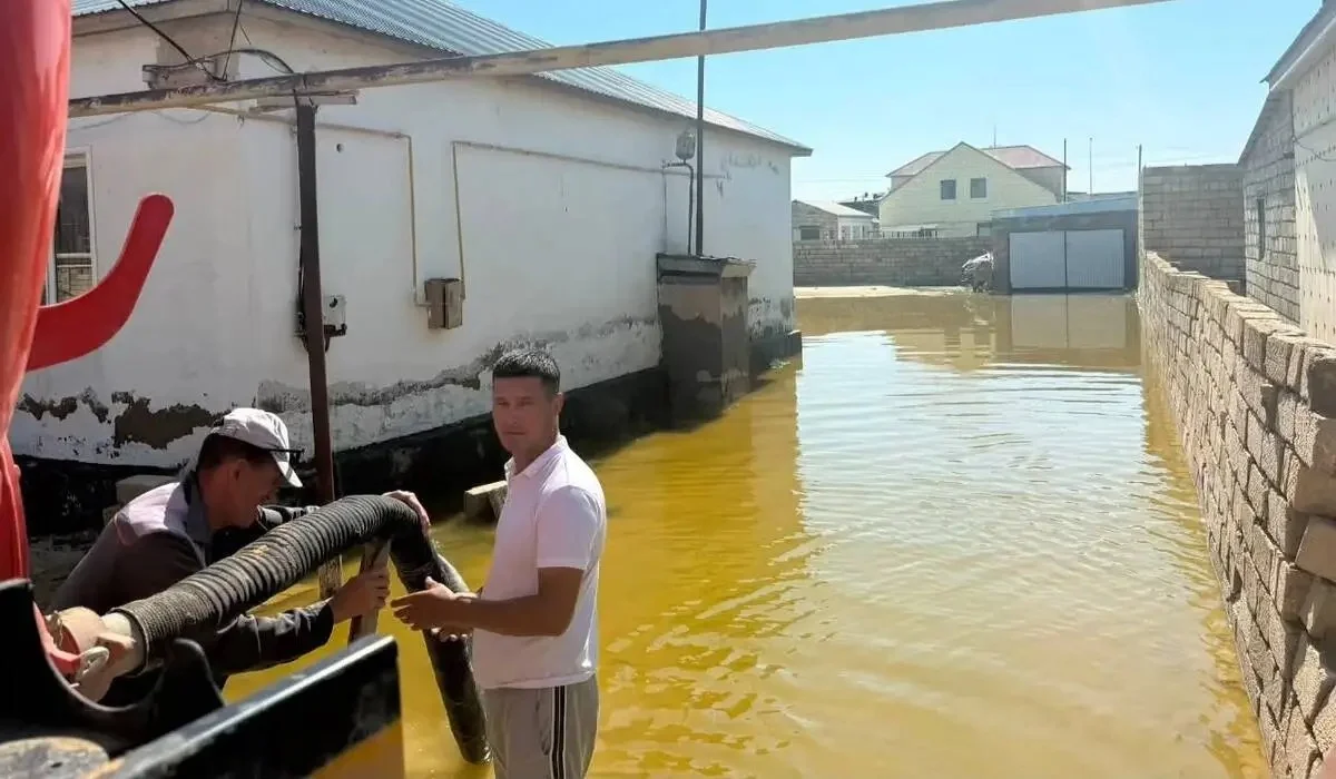 Маңғыстау облысында нөсерден кейін 85 ауланы су басты