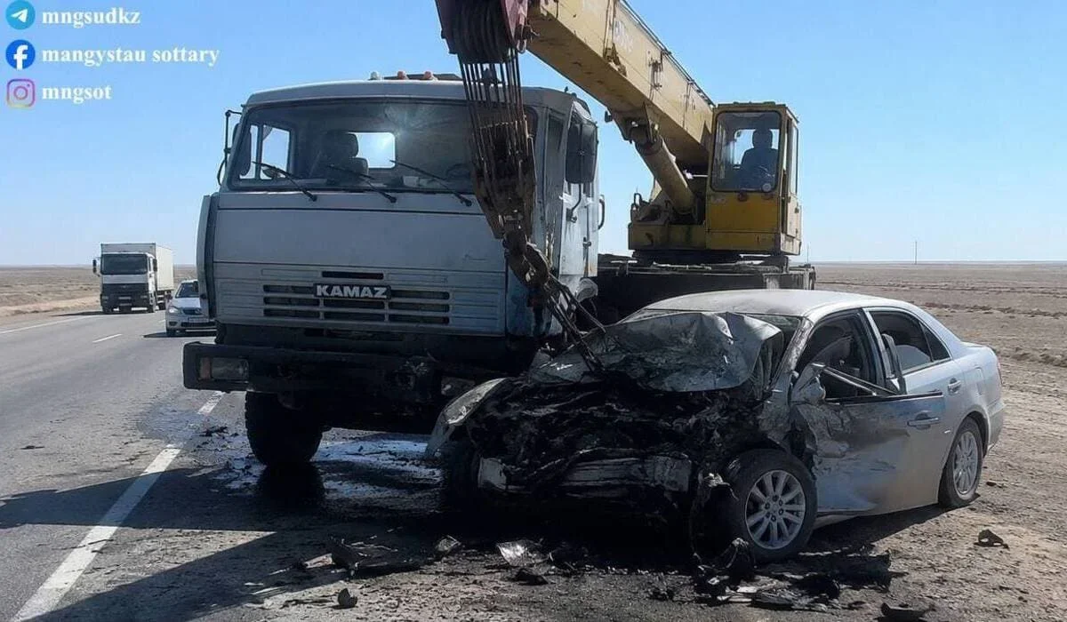 Маңғыстауда жол апатынан төрт адамның қазасына себеп болған жүргізуші 5 жылға сотталды