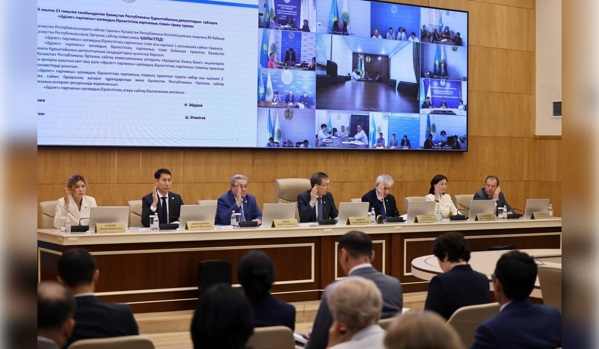 186 кандидат: ОСК «Әділет» партиясының партиялық тізімін тіркеді