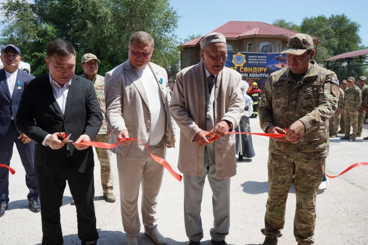 Шеңгелді ауылында жаңа өрт сөндіру бекеті ашылды