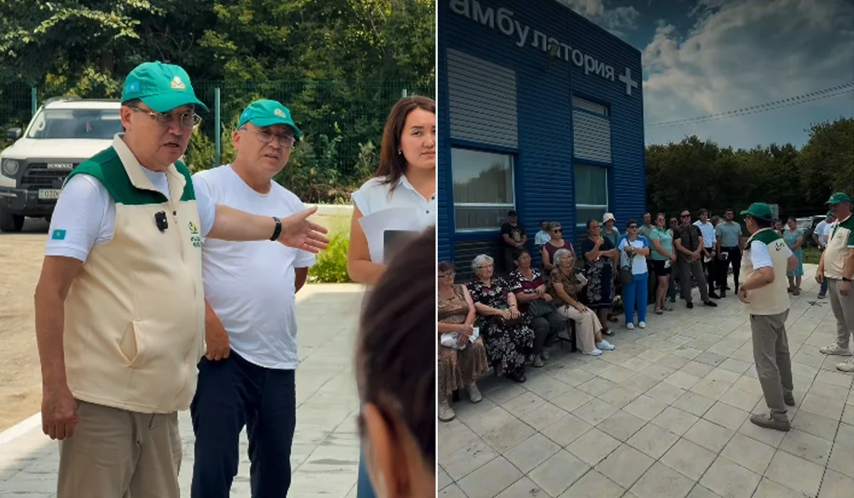 «Ауыл» партиясының үміткері Мәскеу ауылдық округінің тұрғындарымен жүздесті