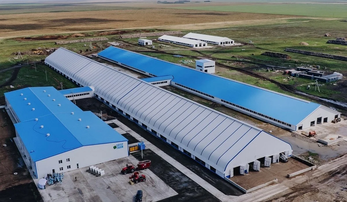 Тәулігіне 150 тонна: Солтүстік Қазақстанда Орталық Азиядағы ең ірі сүт фермасы ашылды