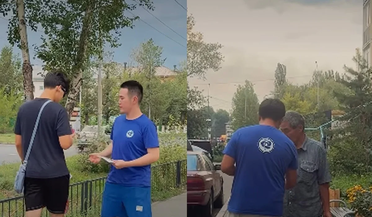 ЖСДП жастар қанаты Павлодарда ақпараттық акция өткізді