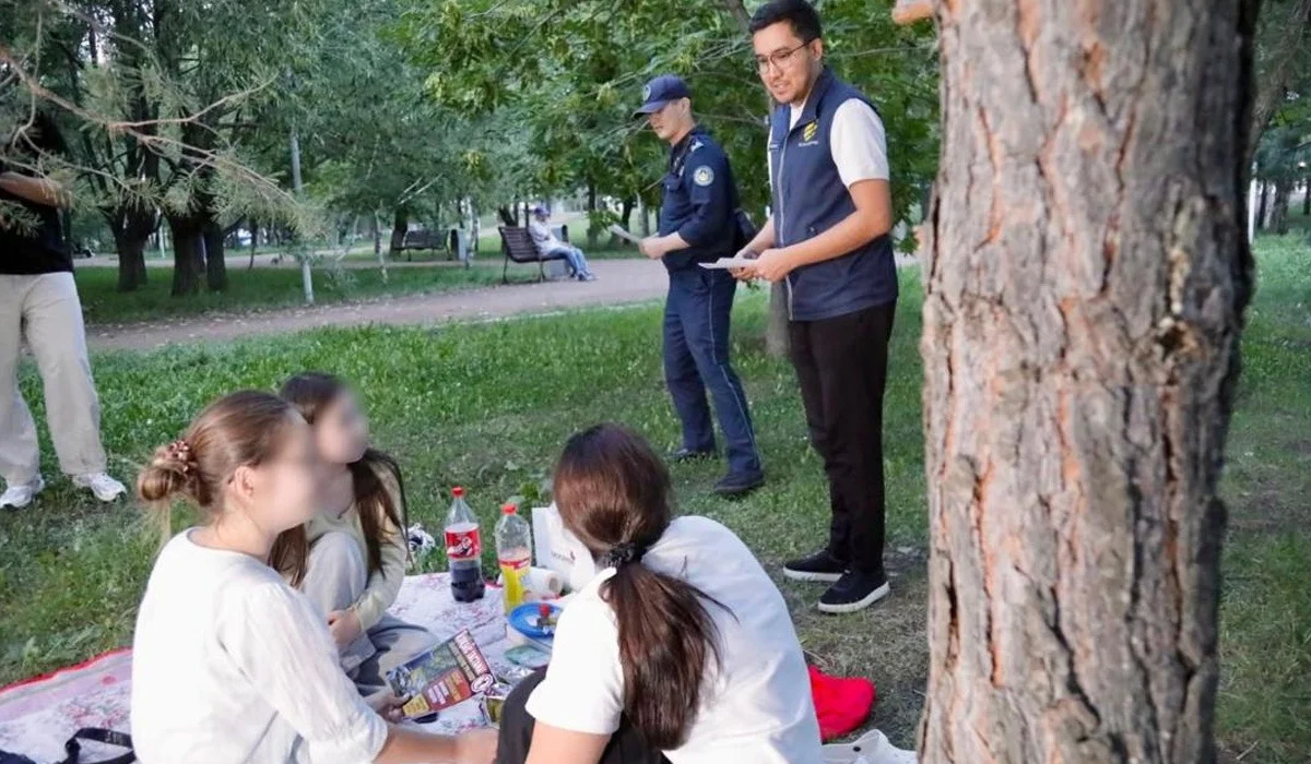 «Таза Қазақстан» акциясы: Астанада Жетісу саябағында арнайы рейд өтті