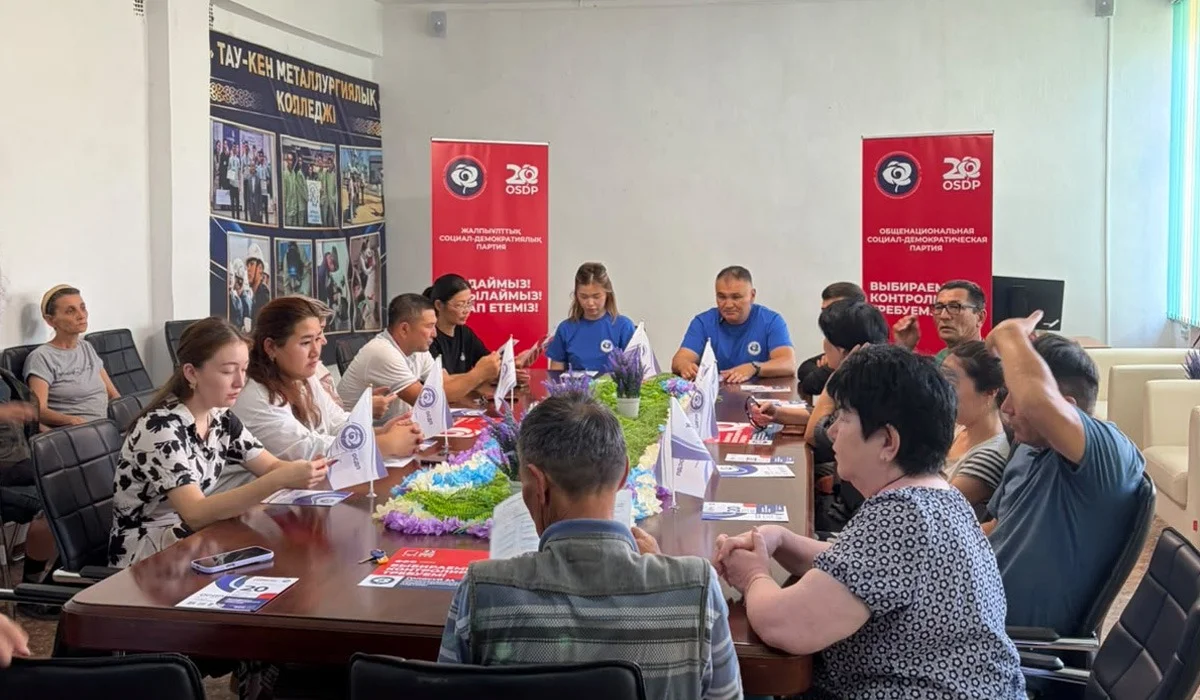 ЖСДП Жезқазғанда коммуналдық сала қызметкерлерімен кездесті