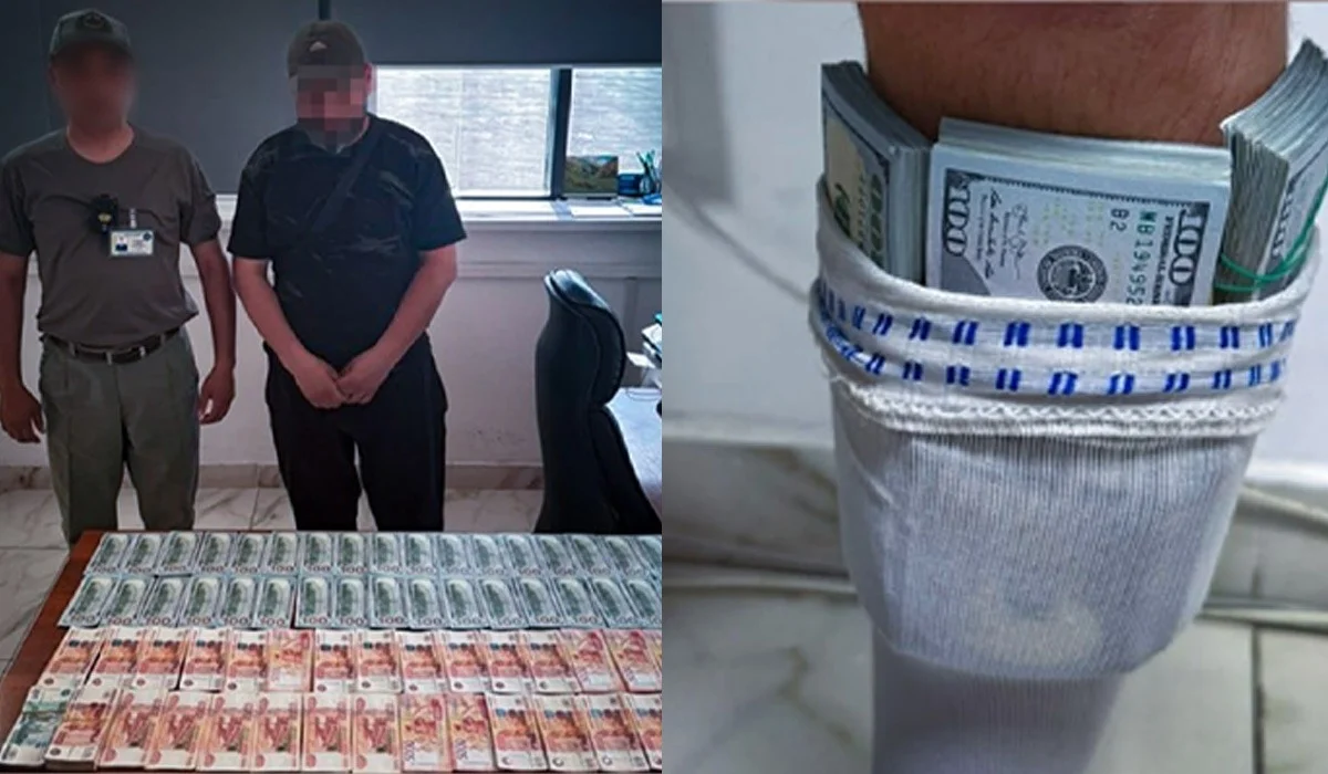 70 мың долларды балтырына жапсырып алған: шекарада декларацияланбаған ақша анықталды