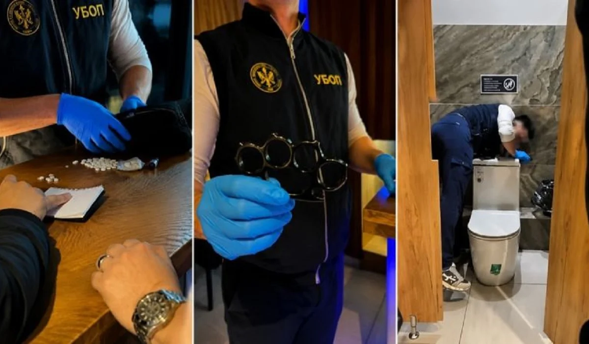 Ақтөбеде түнгі клубтан есірткі, кастет, бірнеше бәкі табылды