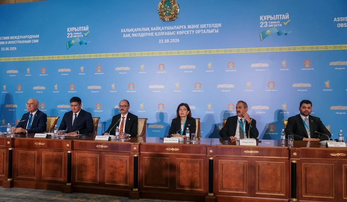 ТүркПА бақылаушылар миссиясы Қазақстандағы Құрылтай сайлауына оң баға берді