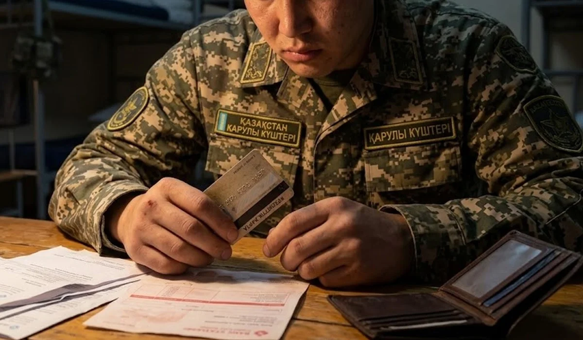 Қазақстанда әскерде жүрген әрбір сарбаздың мойнында кемі 250 мың теңге несиесі бар