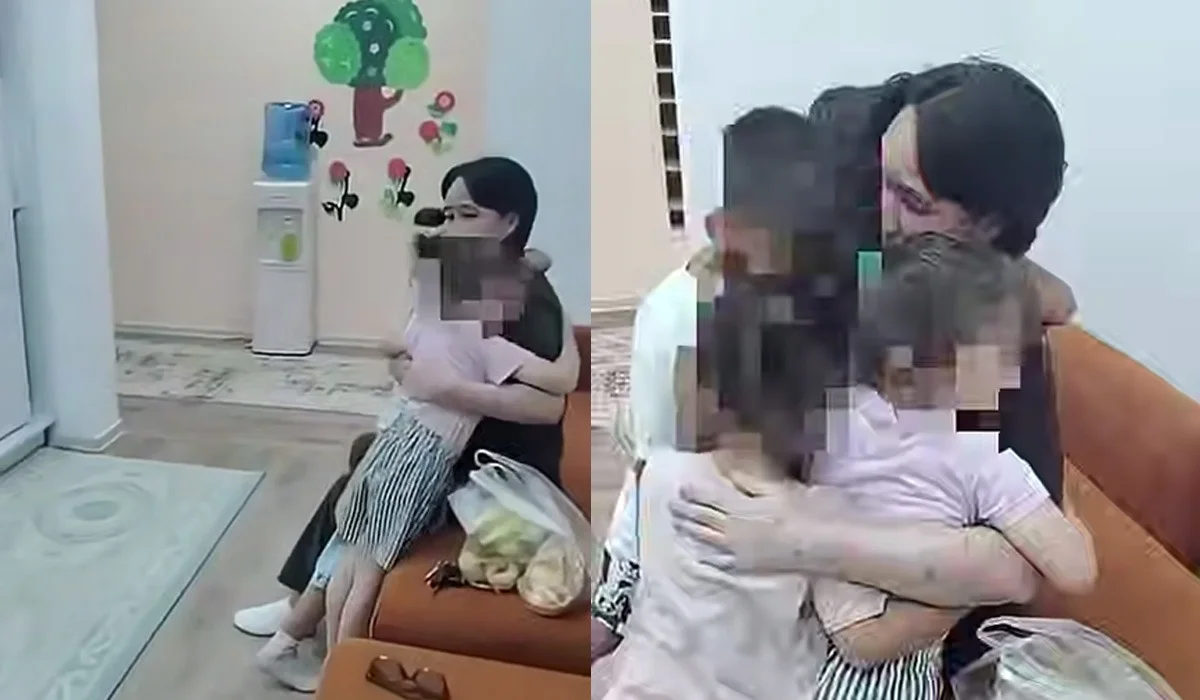Күйеуі ата-анасын, бауырларын қырып салған: жындыханадан шыққан Ақбаян Мұқанғалиева балаларымен қауышты (ВИДЕО)