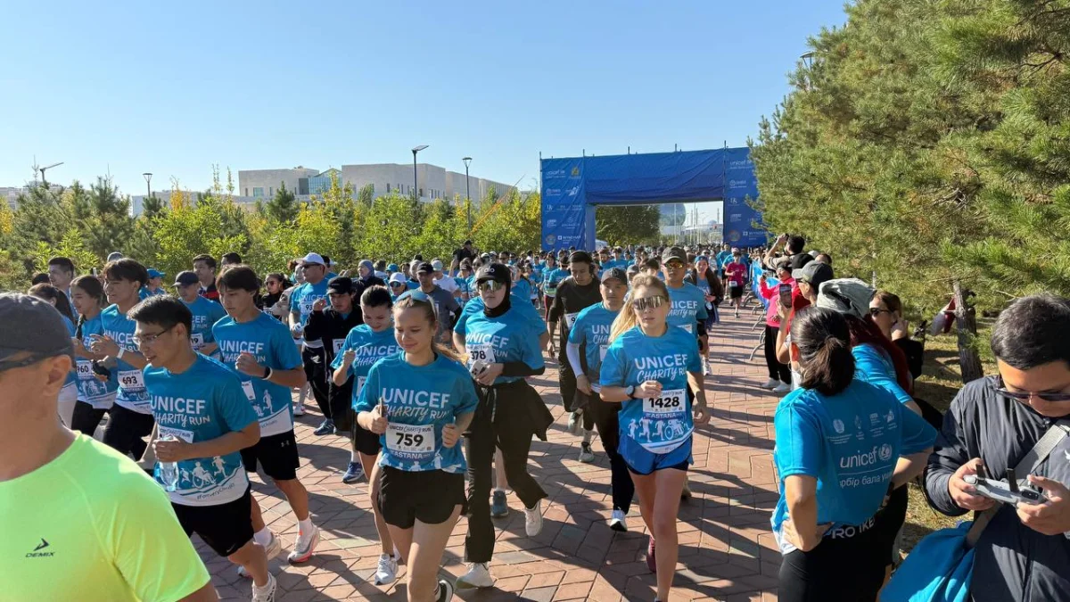 Астанада алғаш рет UNICEF Charity Run қайырымдылық жүгірісі өтті