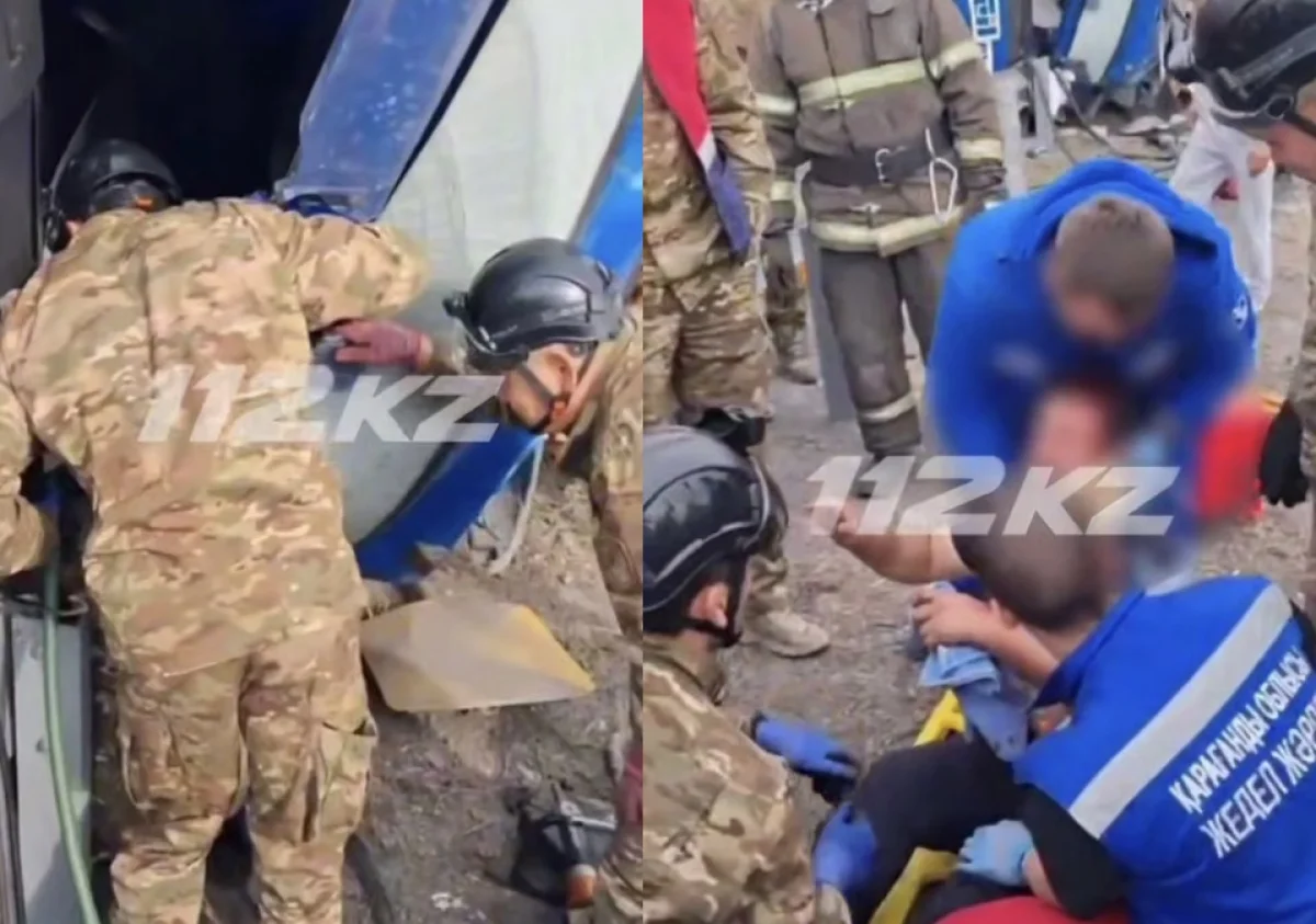 Қарағандыда жол апаты болды: жүк көлігінің жүргізушісі кабинада қысылып қалған