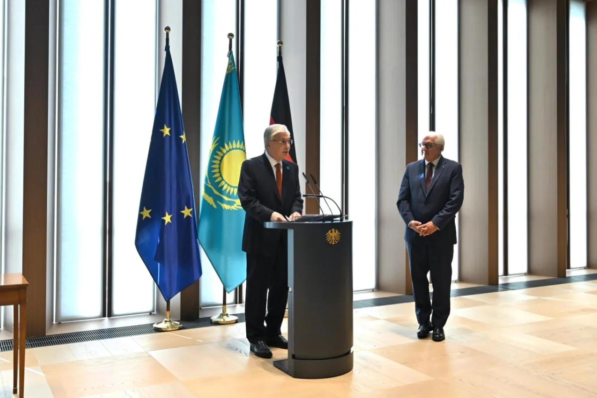 Тоқаев Германия Президентіне «Алтын Қыран» орденін табыстады