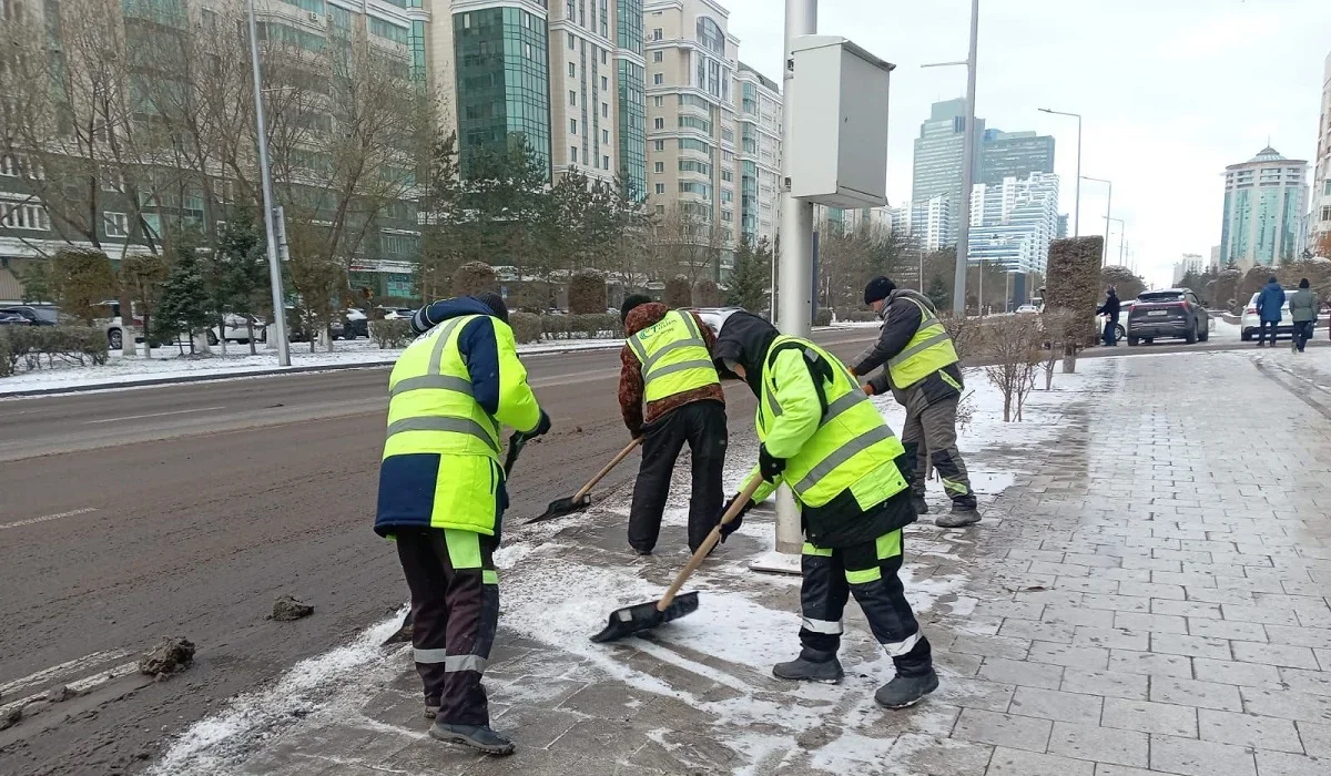 Астанада қазан айының басында қар жауды
