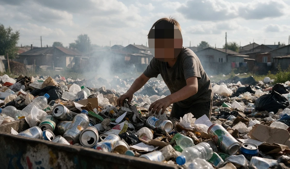 «Үш ай бойы анасы ұлын іздемеген»: БҚО-да қоқыс жағалап күн көрген он жасар бала әріп танымайтын болып шықты