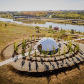 Астанада әлемдік діндер көшбасшылары жаңа саябақтың капсуласын салды