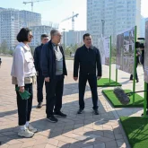 Президентке елорданы көгалдандыру және абаттандыру жоспары таныстырылды
