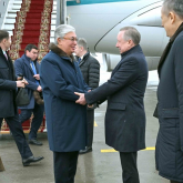 Мемлекет басшысы Қасым-Жомарт Тоқаев Ресей Президентінің шақыруымен Санкт-Петербург қаласына келді
