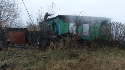 Солтүстікте темекі тұқылынан үй өртеніп, қожайыны тірідей жанып кетті